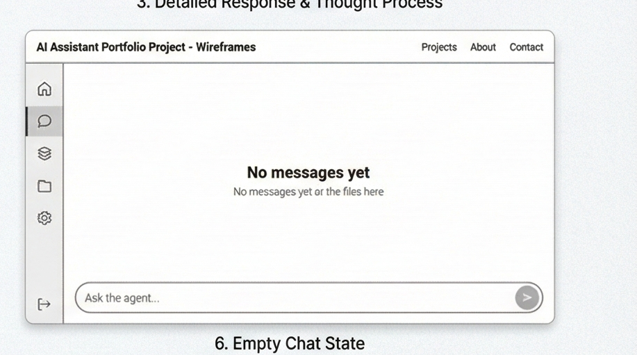 Document Domain Agents mockup — Empty